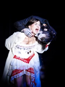 Rob Thompson offers a biting portrayal of Dracula in "Dracula: The Concert". Phot by Stungun Photography.