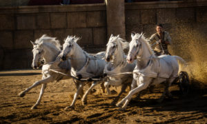 Jack Huston plays Judah Ben-Hur, who escapes slavery to become a champion charioteer in "Ben-Hur". Photo by Philippe Antonello.